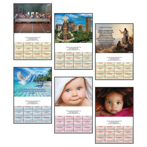 Folhinha 1 Lâmina em papel nobre 115g-MB00059