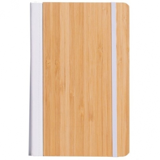 Caderno de Anotações - Capa de Bambu 20,5x13,1cm-MB02565