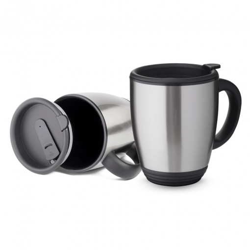 Caneca em aço inox de 450ml-MB03412