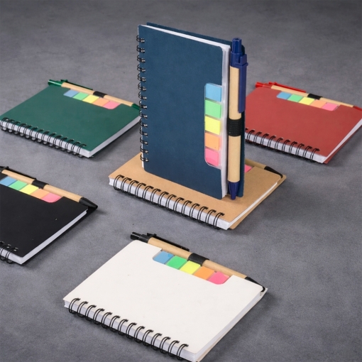 Bloco de Anotações com Autoadesivos e Caneta-MB04064