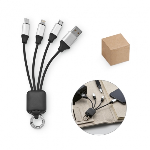 Cabo USB de carregamento rápido 3 em 1-mb97173