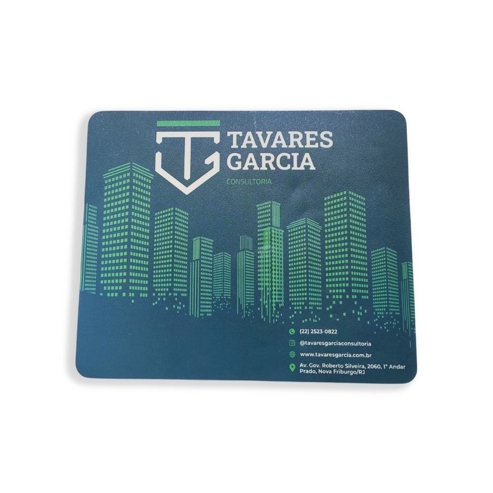 Mouse Pad, Redondo ou Retângular