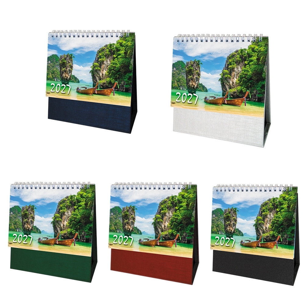 Calendário em Percalux Linho c/ Wire-o