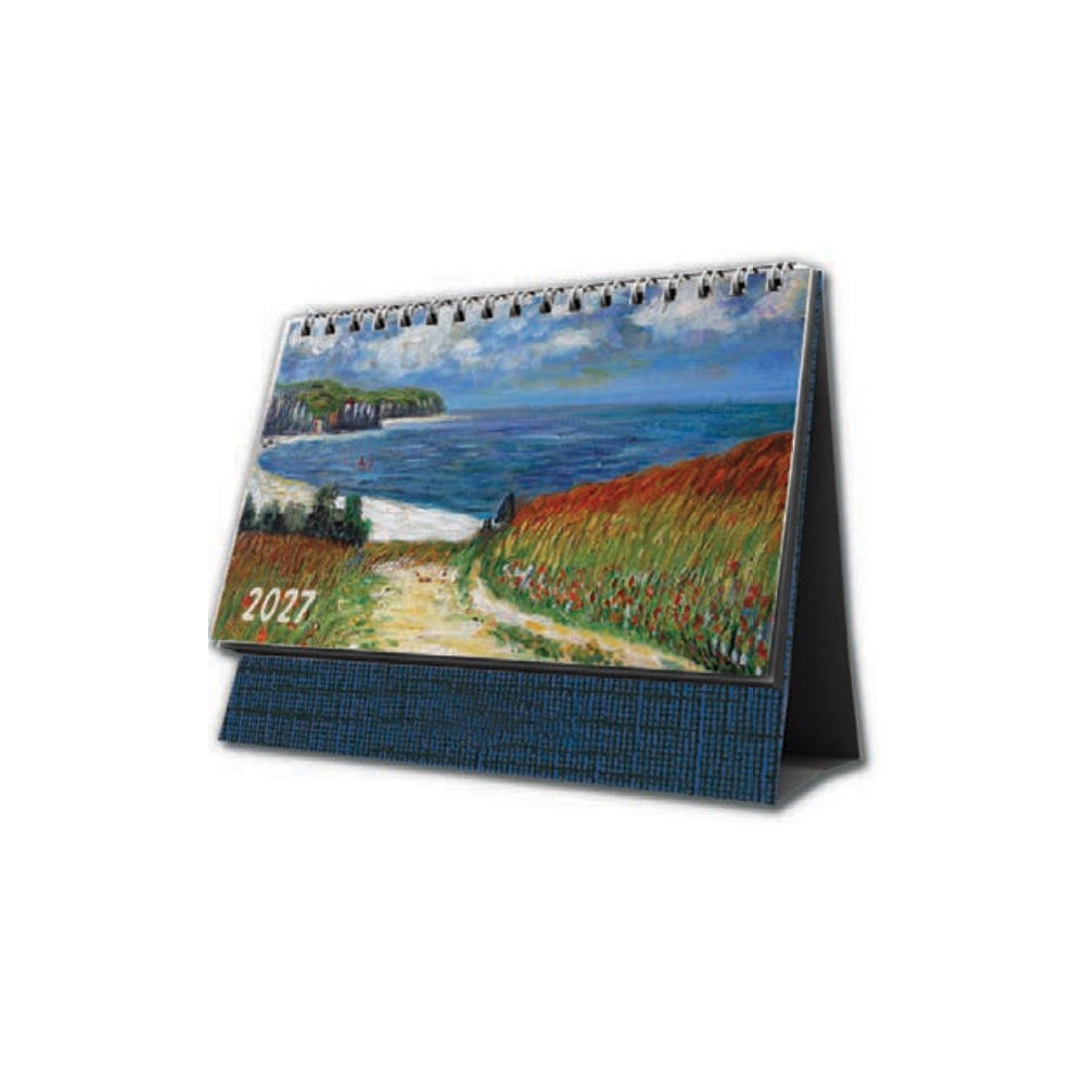 CALENDÁRIO EM PERCALUX LINHO C/ WIRE-O