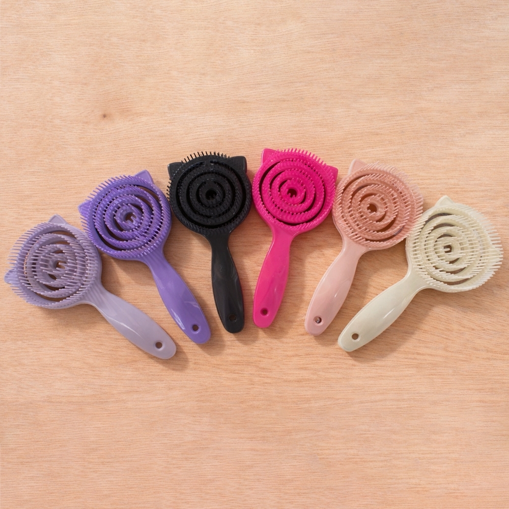 Escova de cabelo gatinho