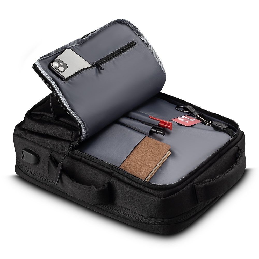 Mochila Pasta para Notebook em Poliéster 600D