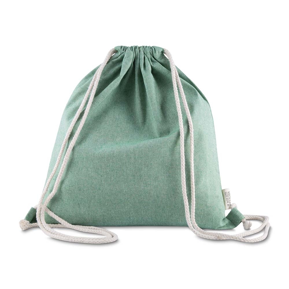 Saco Mochila em algodão mescla reciclado