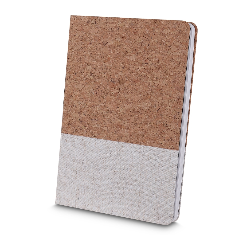 Kit Escritório A5 Capa em Cortiça e Caneta Plástica Reciclada
