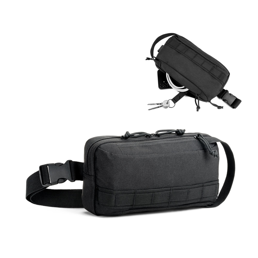 Pochete em poliéster reciclado 600D