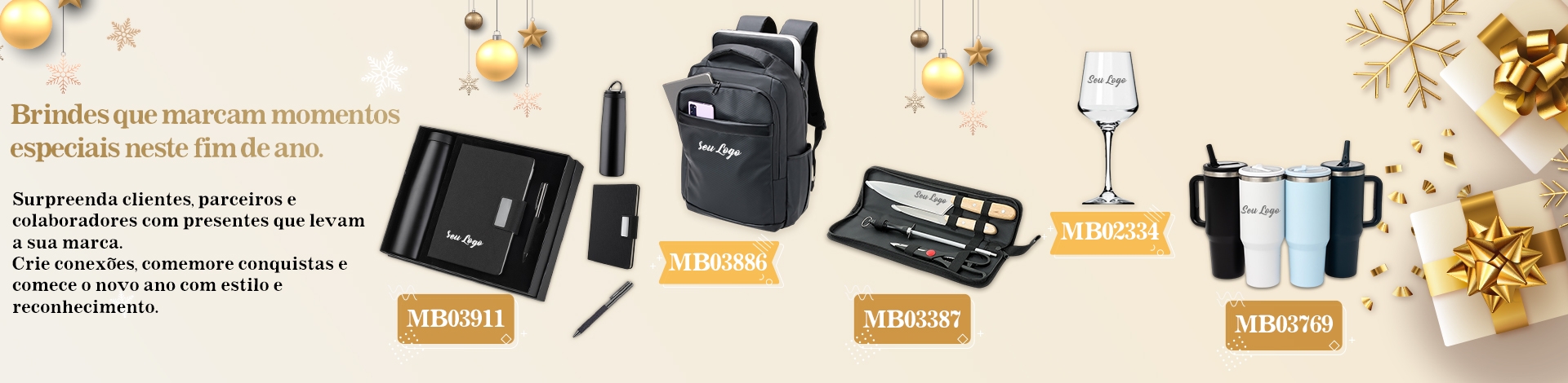 Brindes para o fim de ano